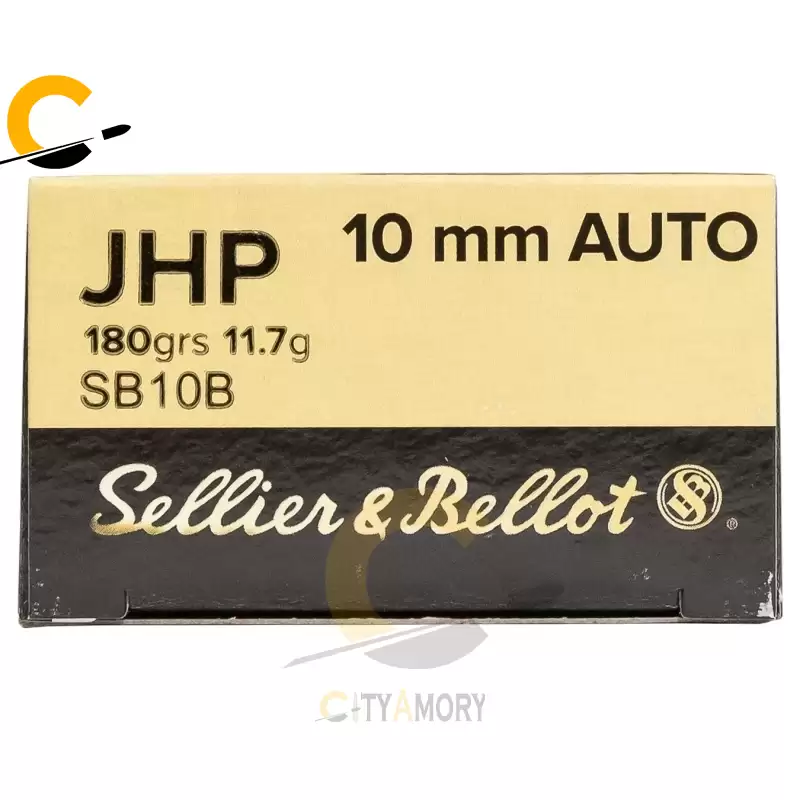 Sellier And Bellot 10mm Auto 180 gr JHP 50/Box
