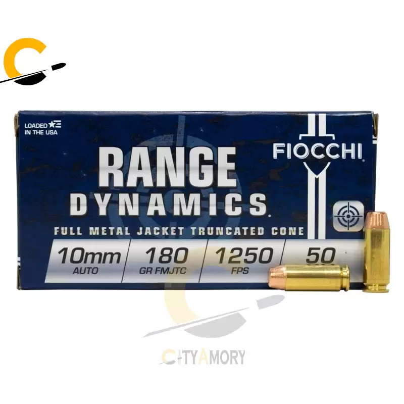 Fiocchi 10mm Auto 180 gr FMJ Range Dynamics 50/Box