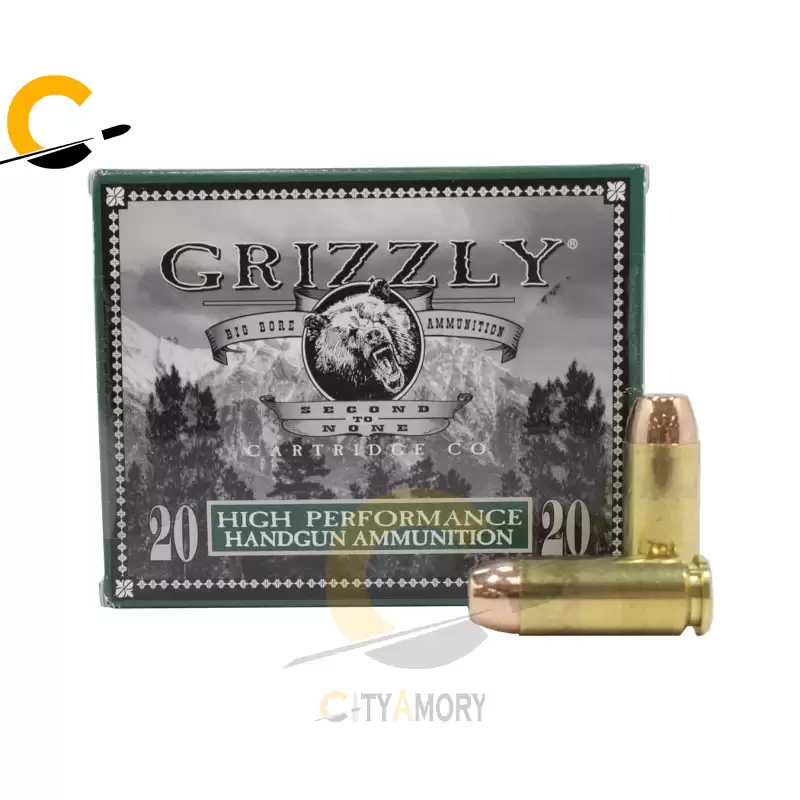 Grizzly Ammo 10mm Auto 200 gr JHP 20/Box