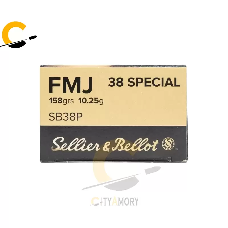 Sellier And Bellot 38 Special 158 gr FMJ 50/Box