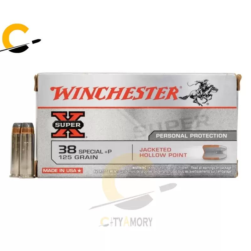 Winchester 38 Special 125 gr JHP Super X 50/Box