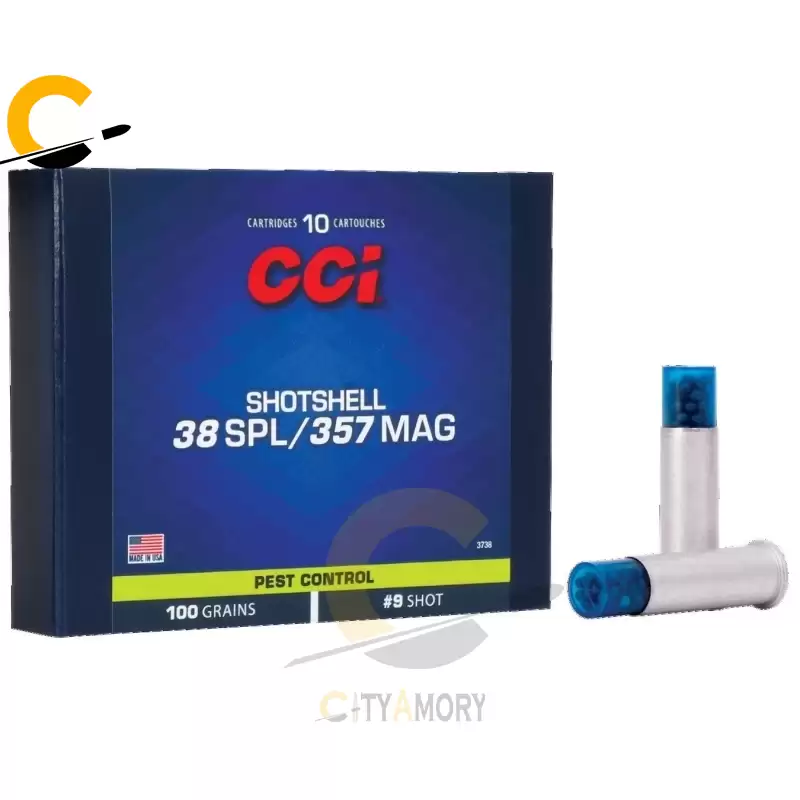 CCI 38 Spl/357 Mag 100 gr #9 Shotshell 10/Box