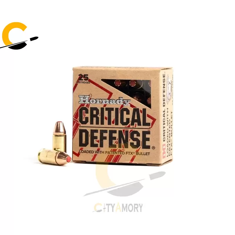 Hornady 9mm 115 gr Critical Defense 25/Box