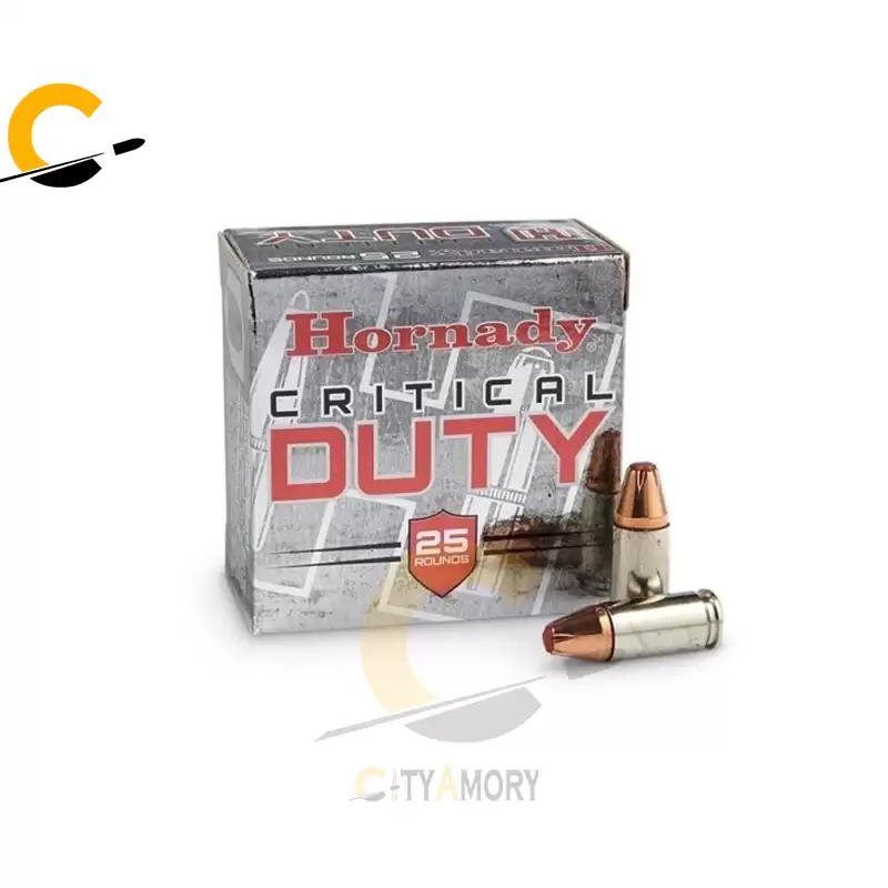 Hornady 9mm Luger +P 124 gr FlexLock Critical Duty 25/Box