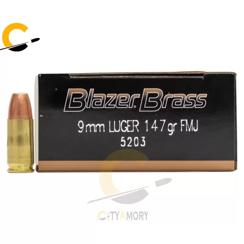 CCI 9mm Luger 147 gr FMJ Blazer 50/Box